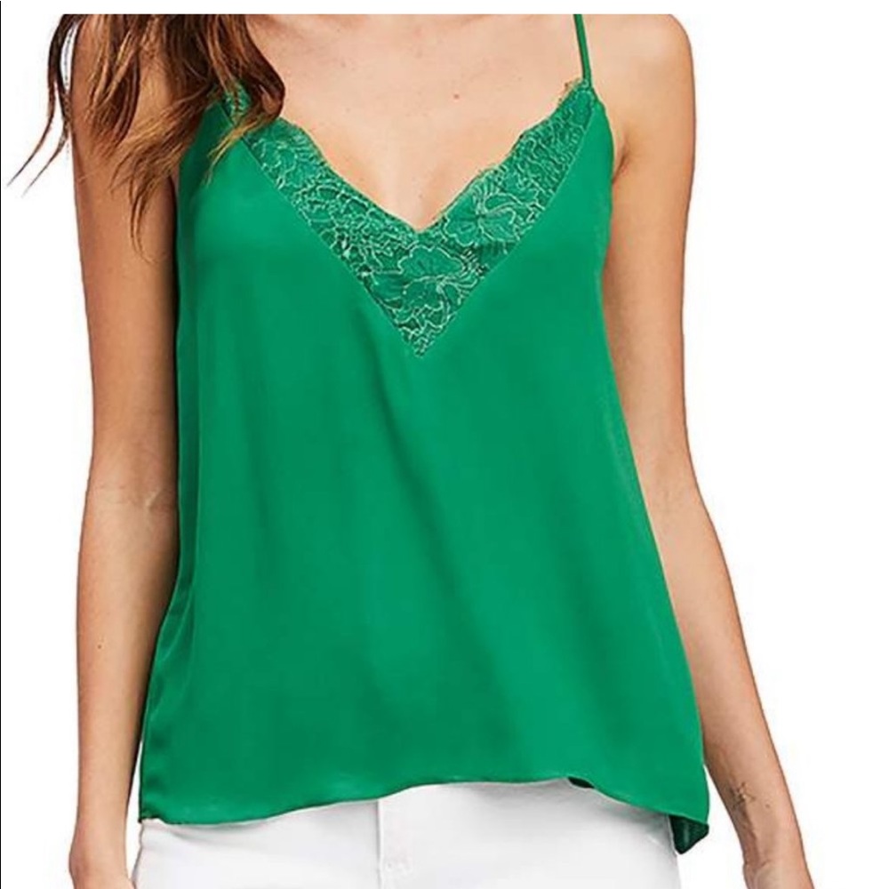 Green Lace Top